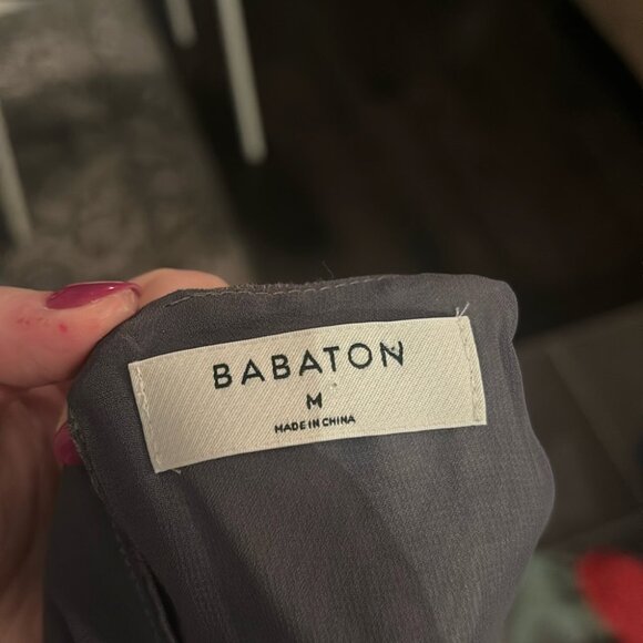 Aritzia Babaton Fraser Blouse Floral Satin - Picture 9 of 9